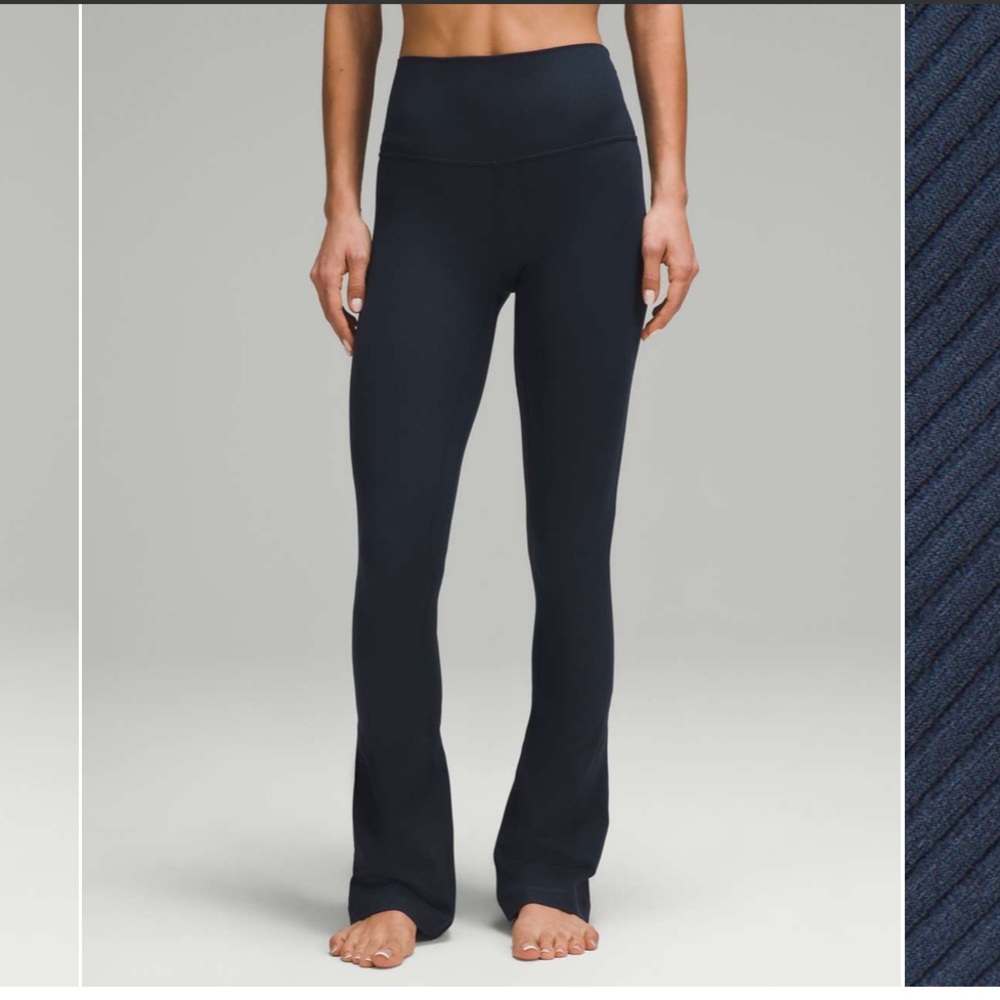 Lululemon Align High Rise Ribbed Mini Flare Pant